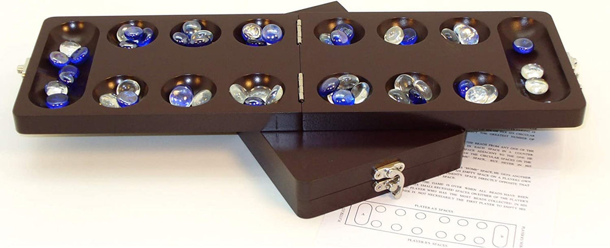 --- Board Games > Large Box Games Mancala: Wood, Folding 035756210052 21005