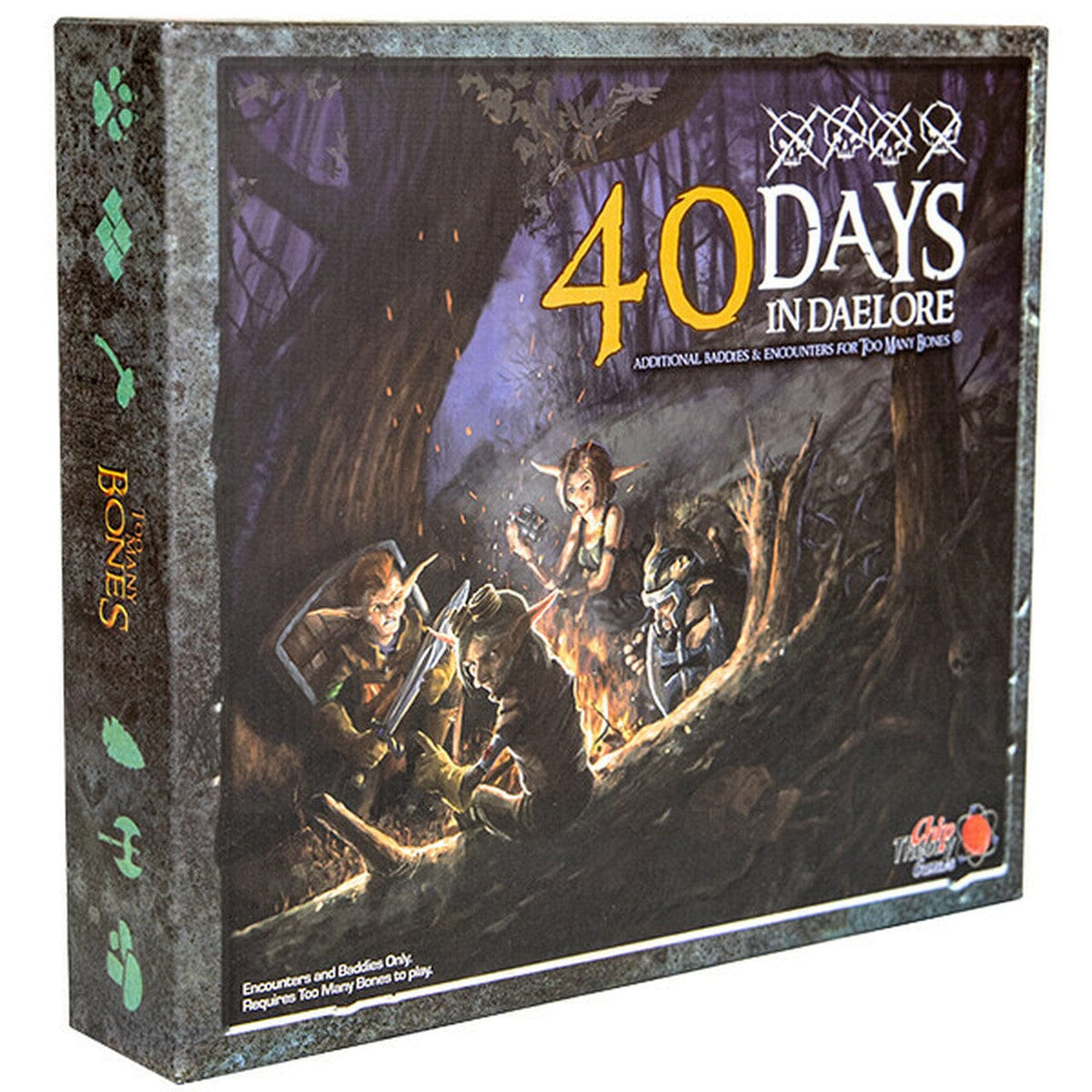 --- Board Games > Large Box Games Too Many Bones: 40 Days in Daelore 704725644012 TMB-ADD-012