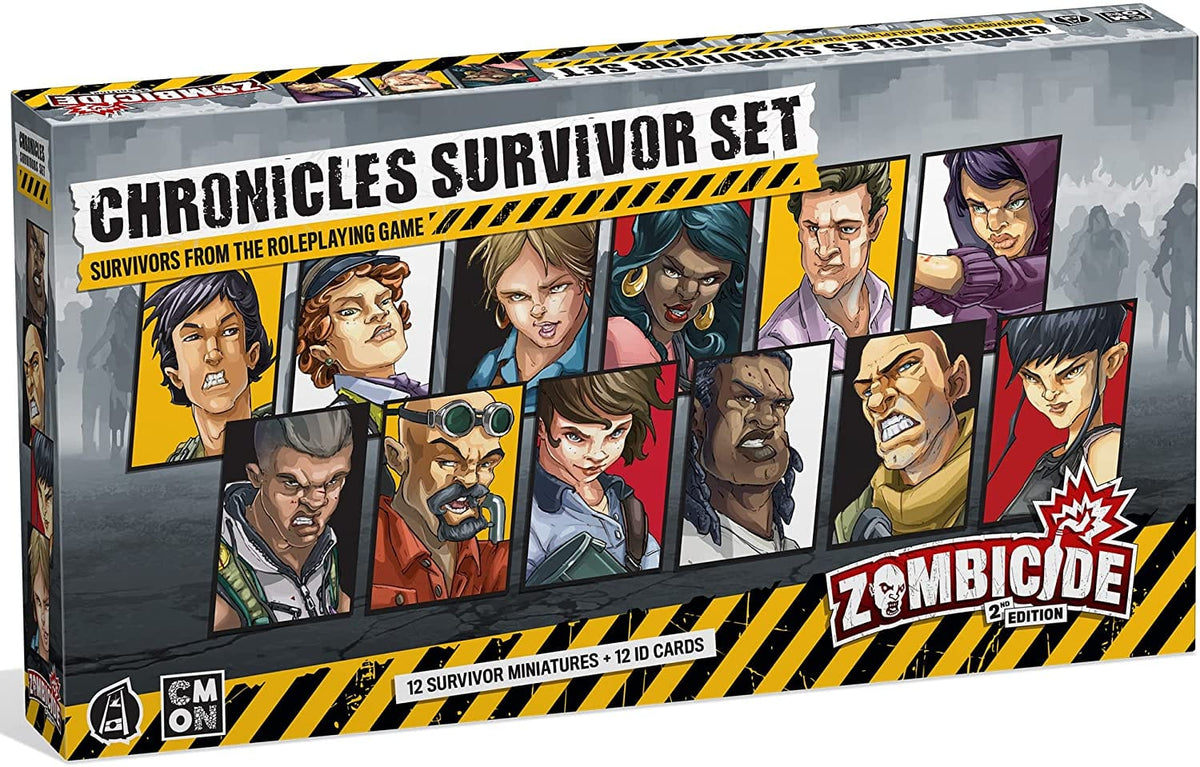 --- Board Games > Large Box Games Zombicide 2E: Chronicles Survivor Set 889696011442 ZCD005