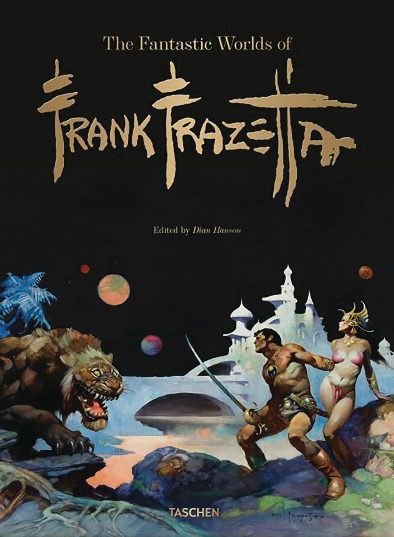 Taschen America L.L.C. Books FANTASTIC WORLD OF FRANK FRAZETTA HC 9783836579216 SEP222030