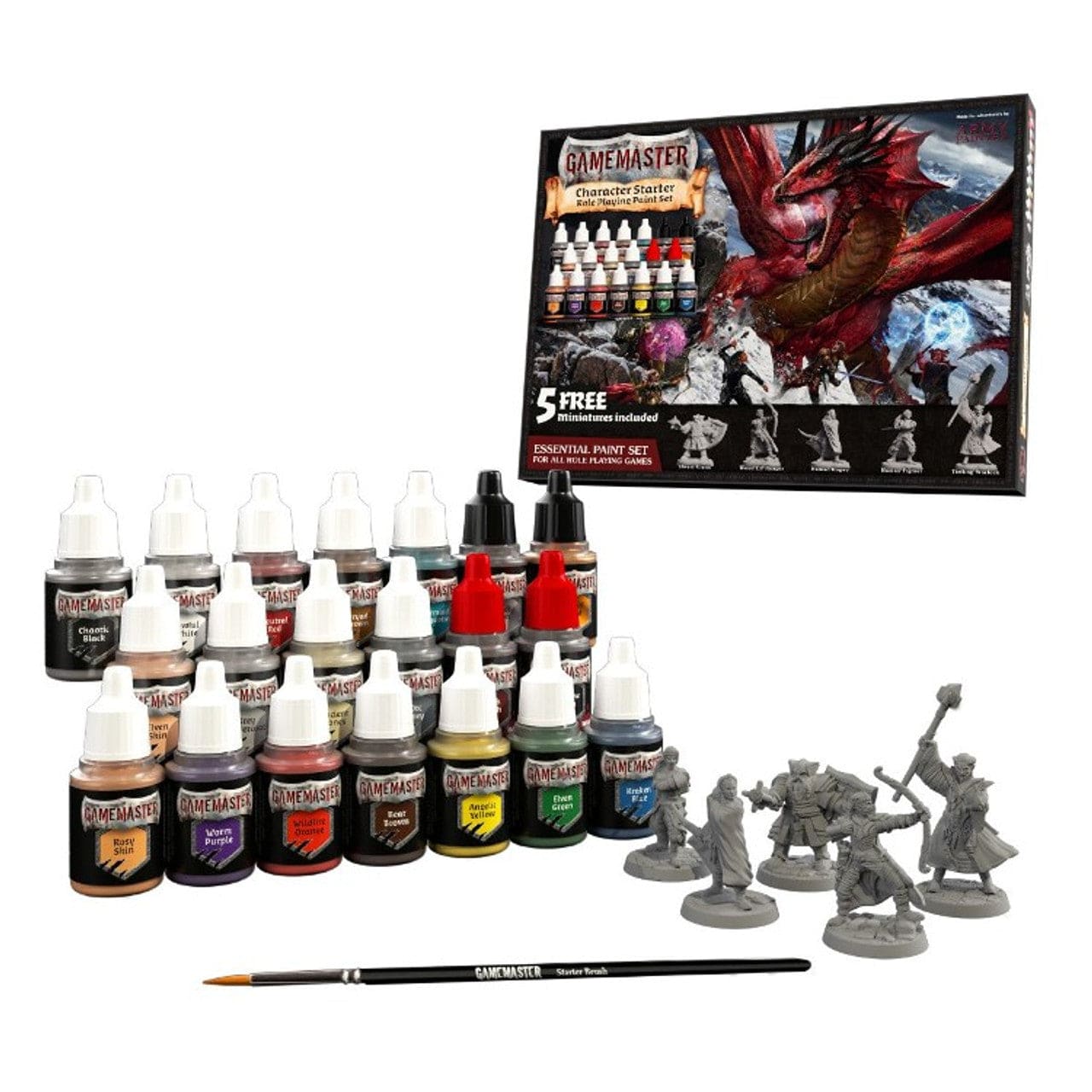 The Army Painter Hobby Supplies > Supply Kits Gamemaster: Character Starter Paint Set 5713799100404 10040