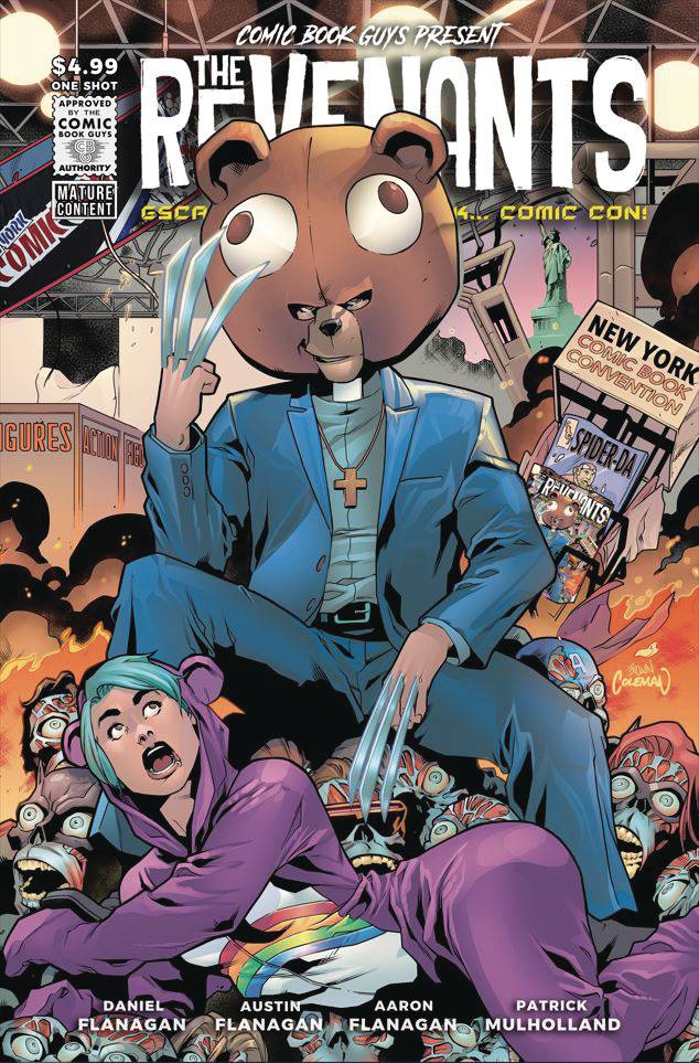 THE COMIC BOOK GUYS Comic Books REVENANTS ESCAPE FROM NEW YORK COMIC CON CVR E COLEMAN 657039779324 APR231329