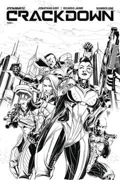 CRACKDOWN #1 1:10 JAIME B&W