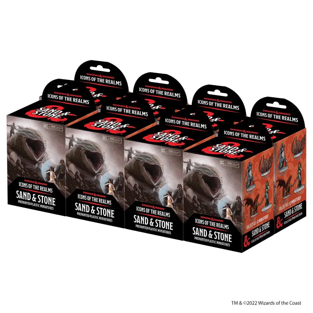 Third Eye Comics Dungeons & Dragons: Icons of the Realms Sand & Stone Booster Brick (8) 634482962343 WZK 96234