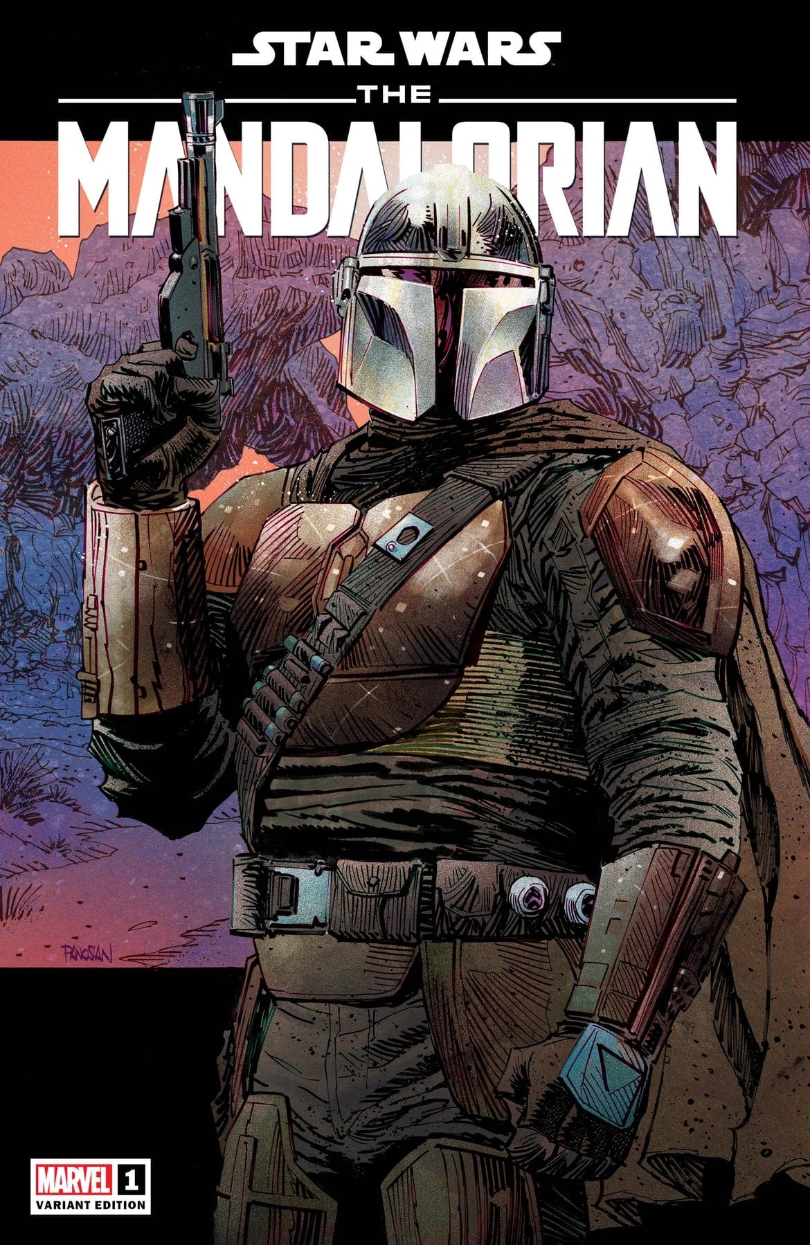 Star Wars Mandalorian #1 Dan Panosian Pharcyde Comics Exclusive Variant - Third Eye