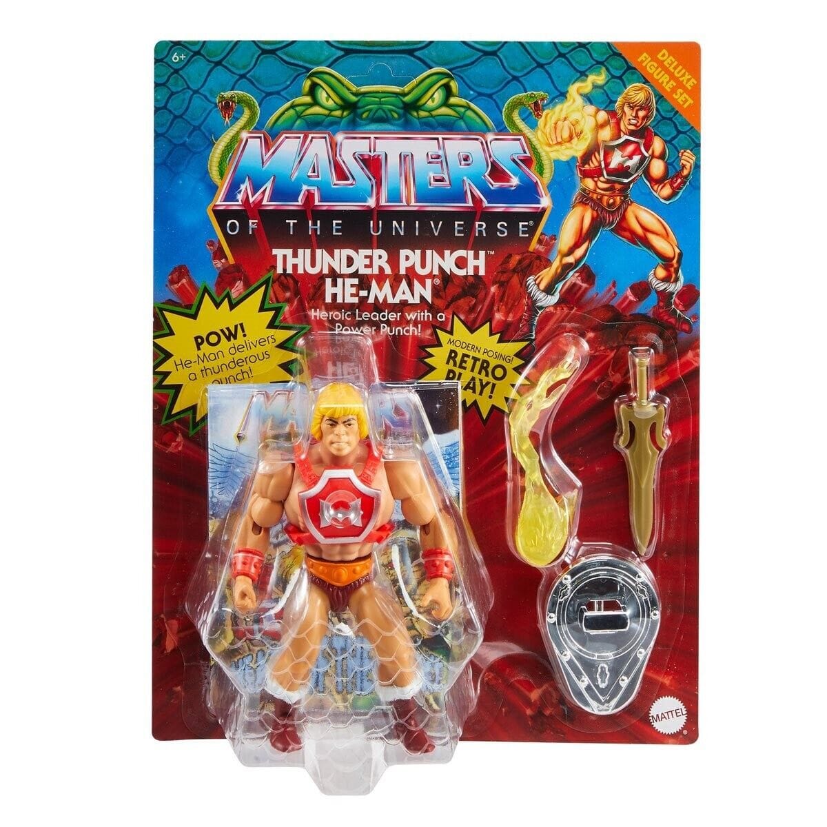 Third Eye Comics Toys > Action Figures > Other Action Figures Mattel: Masters of the Universe - He-Man, Thunder Punch 194735104178 MTGVL75H