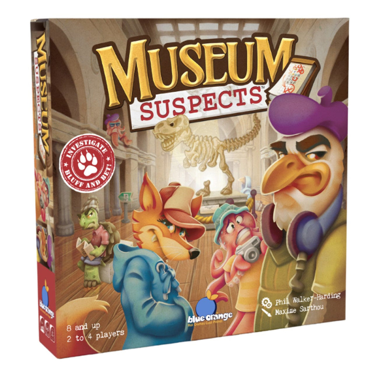 Blue Orange Board Games > Large Box Games Museum Suspects 803979090443 BOG 09044