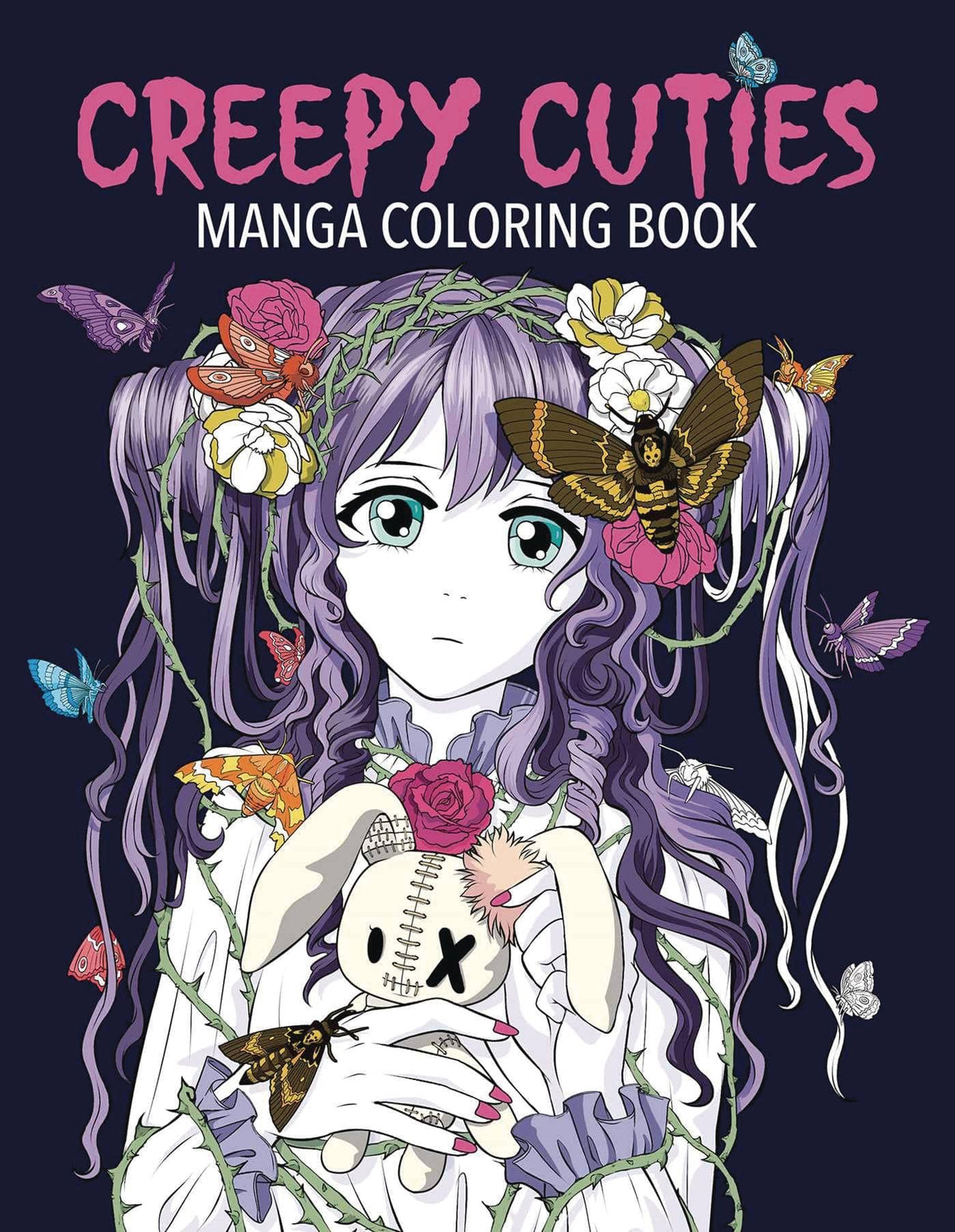 THUNDER BAY PRESS Graphic Novel Creepy Cuties Manga Coloring Book 9781667202099 MAR232286