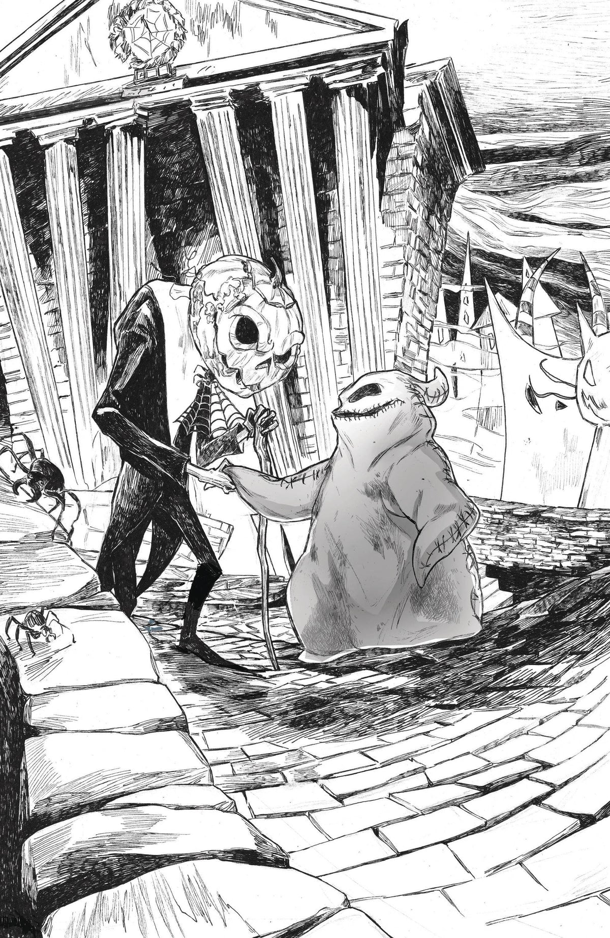 TOKYOPOP Comic Books NBX BATTLE FOR PUMPKIN KING #2 (OF 5) CVR B B&W VIRGIN  1 64557390067000221 APR232198