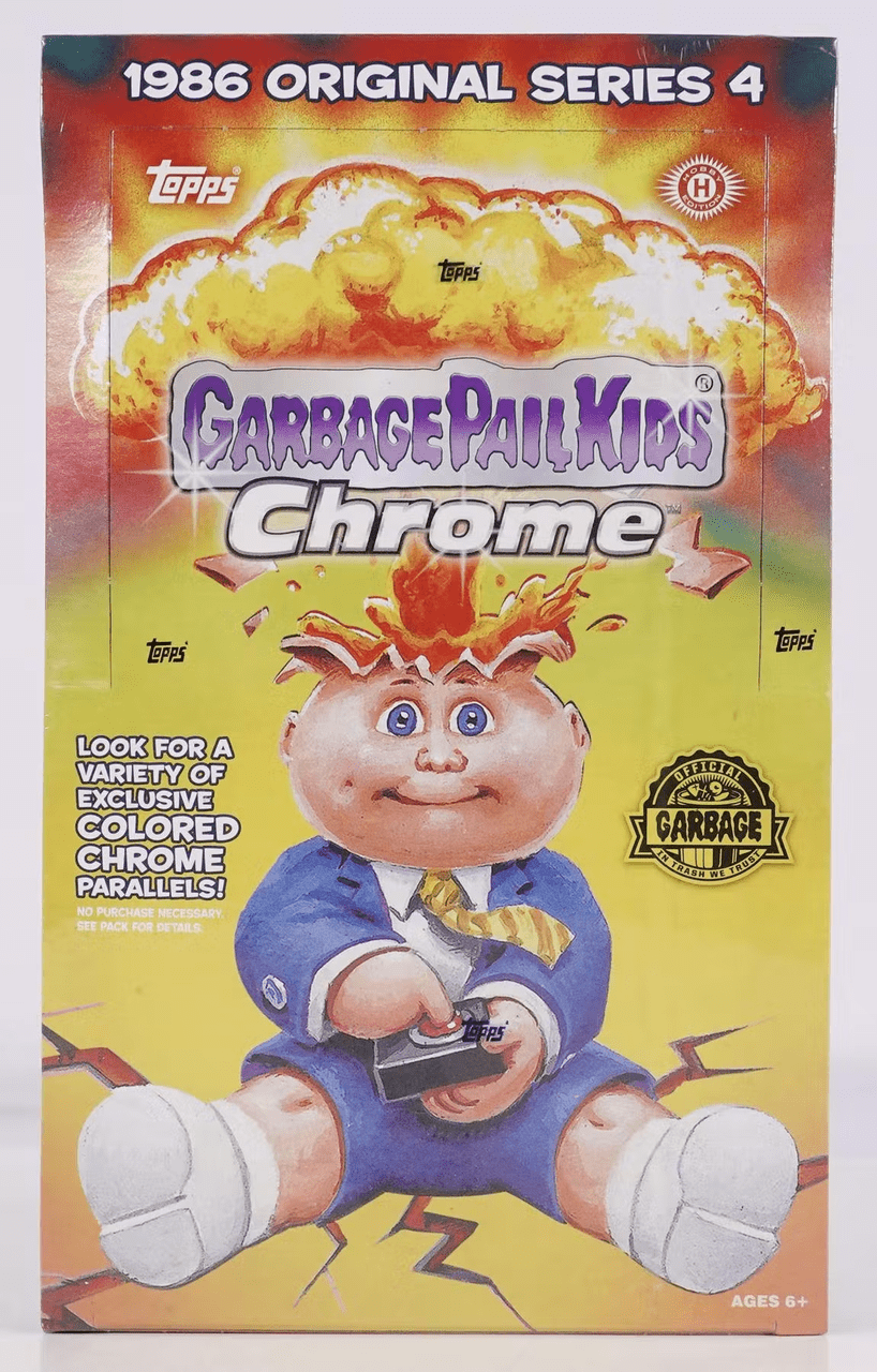 Topps Trading Card Games Topps: Garbage Pail Kids Chrome 1986 Series 4 - Booster Box 887521105113 MAR219380