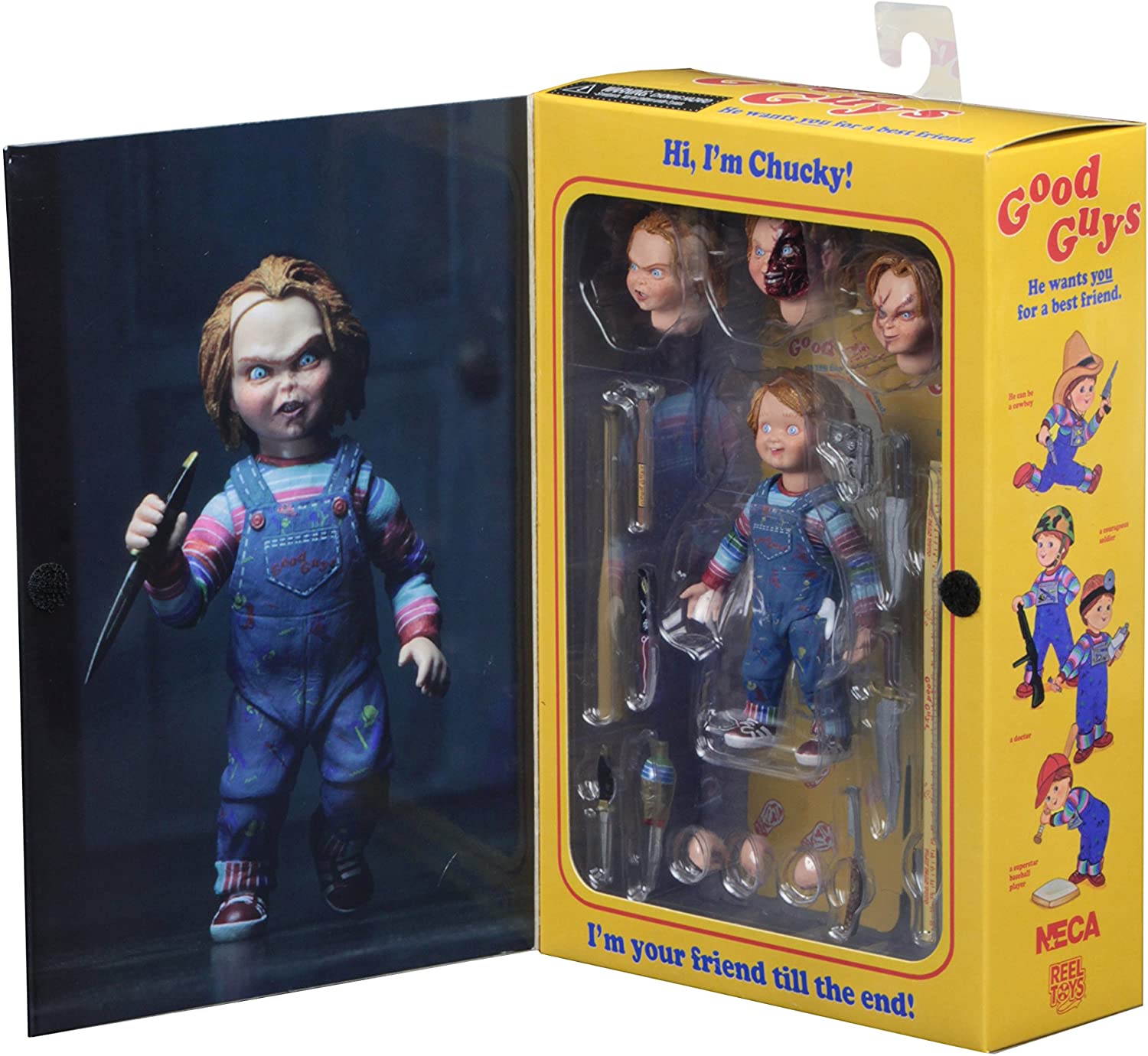 --- Toys > Action Figures > Neca Neca: Good Guys - Chucky 634482421123 42112