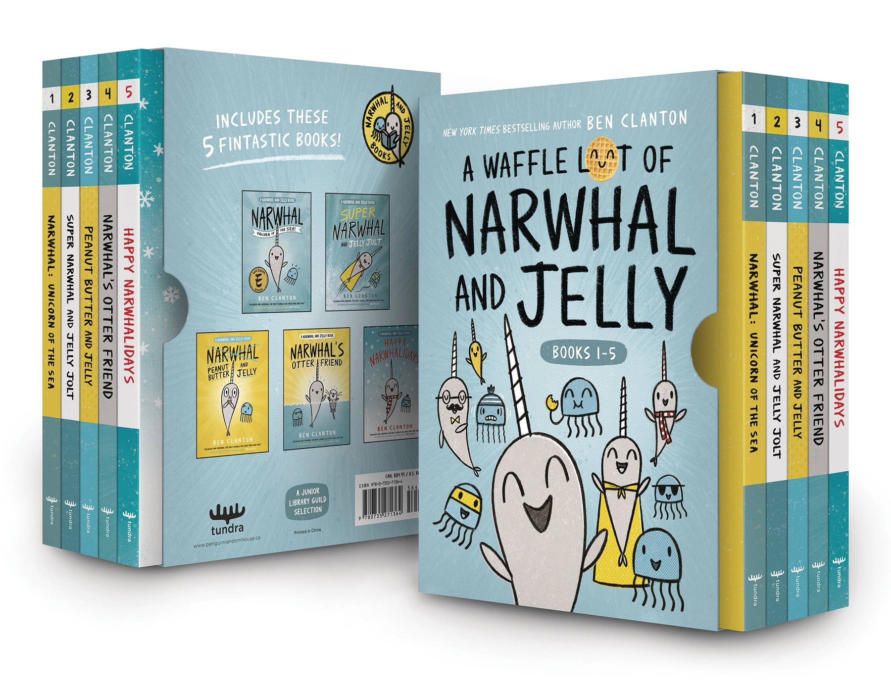 TUNDRA BOOKS Graphic Novel > Kids Waffle Lot Of Narwhal & Jelly Box Set 9780735271364 JUL212064