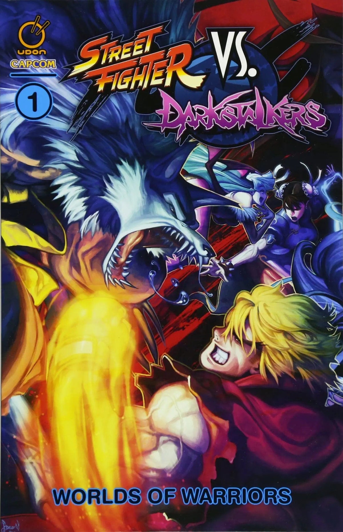 UDON ENTERTAINMENT INC Manga Street Fighter Vs Darkstalkers TP Vol 01 9781772940534 SEP172008