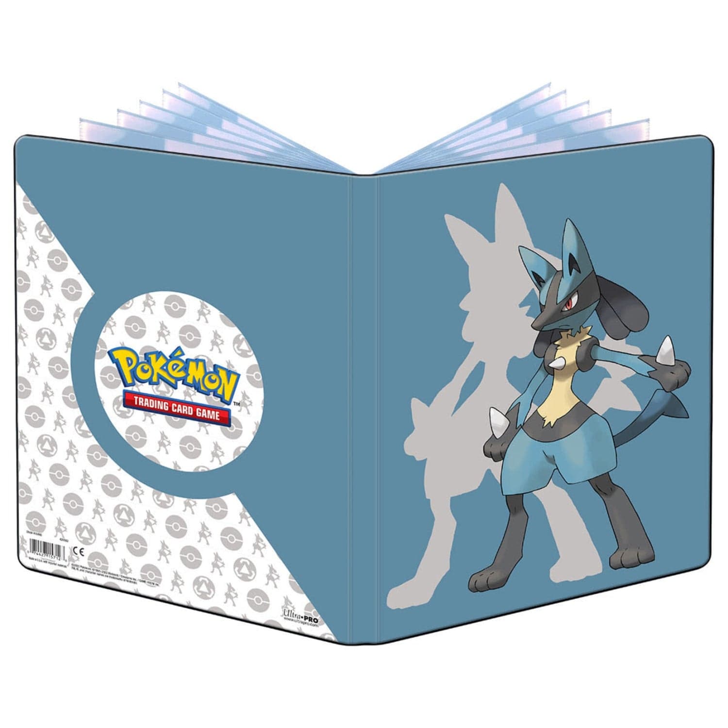 Ultra Pro Game Supplies > Card Binders Ultra-Pro: Pokemon 4-Pocket Portfolio - Lucario 074427158590 UPI 15859