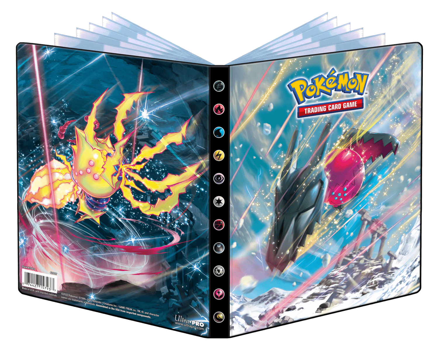 Ultra Pro Game Supplies > Card Binders Ultra-Pro: Pokemon 4-Pocket Portfolio - Sword and Shield 12 (Regidrago/Regieleki) 074427157937 UPI 15793