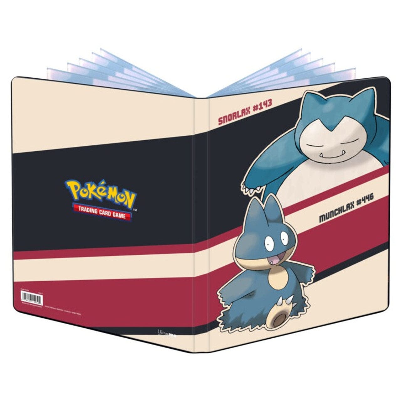 Ultra Pro Game Supplies > Card Binders Ultra-Pro: Pokemon 9-Pocket Portfolio - Snorlax & Munchlax 074427159504 UPI 15950