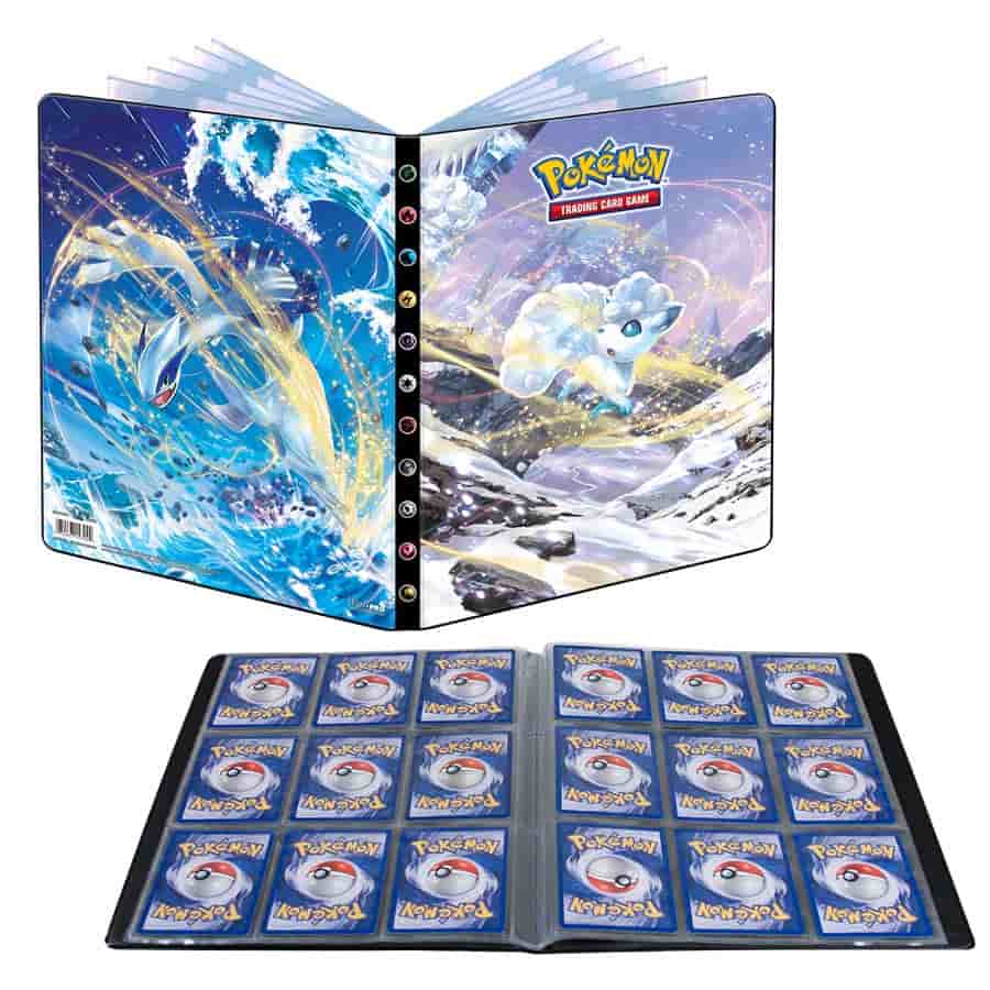 Ultra Pro Game Supplies > Card Binders Ultra-Pro: Pokemon 9-Pocket Portfolio - Sword and Shield 12 (Alolan Vulpix/Lugia) 074427157944 UPI 15794