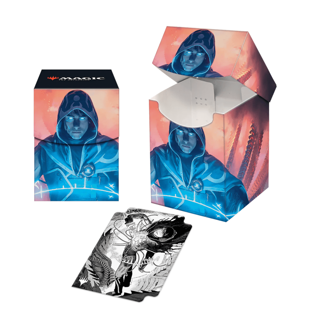 Ultra Pro Game Supplies > Card Boxes Magic the Gathering CCG: Phyrexia - All Will Be One 100+ Deck Box Jace, the Perfected Mind 074427196769 UPI 19676