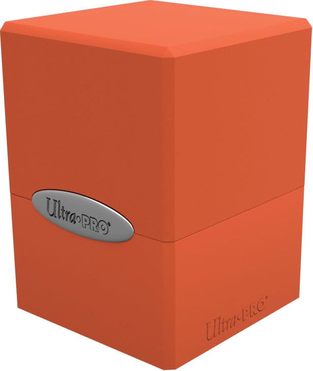 Ultra Pro Game Supplies > Card Boxes Satin Cube: Pumpkin Orange 074427155919 15591
