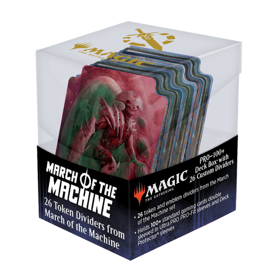 Ultra Pro Game Supplies > Card Boxes Ultra-Pro: MTG Token Dividers with Deck Box - March of the Machine 074427197650 UPI 19765