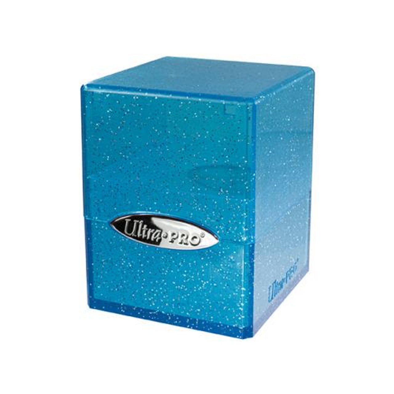 Ultra Pro Game Supplies > Card Boxes Ultra-Pro: Satin Cube - Glitter Blue 074427159085 UPI 15908