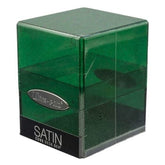 Ultra Pro Game Supplies > Card Boxes Ultra-Pro: Satin Cube - Glitter Green 074427160111 UPI 16011