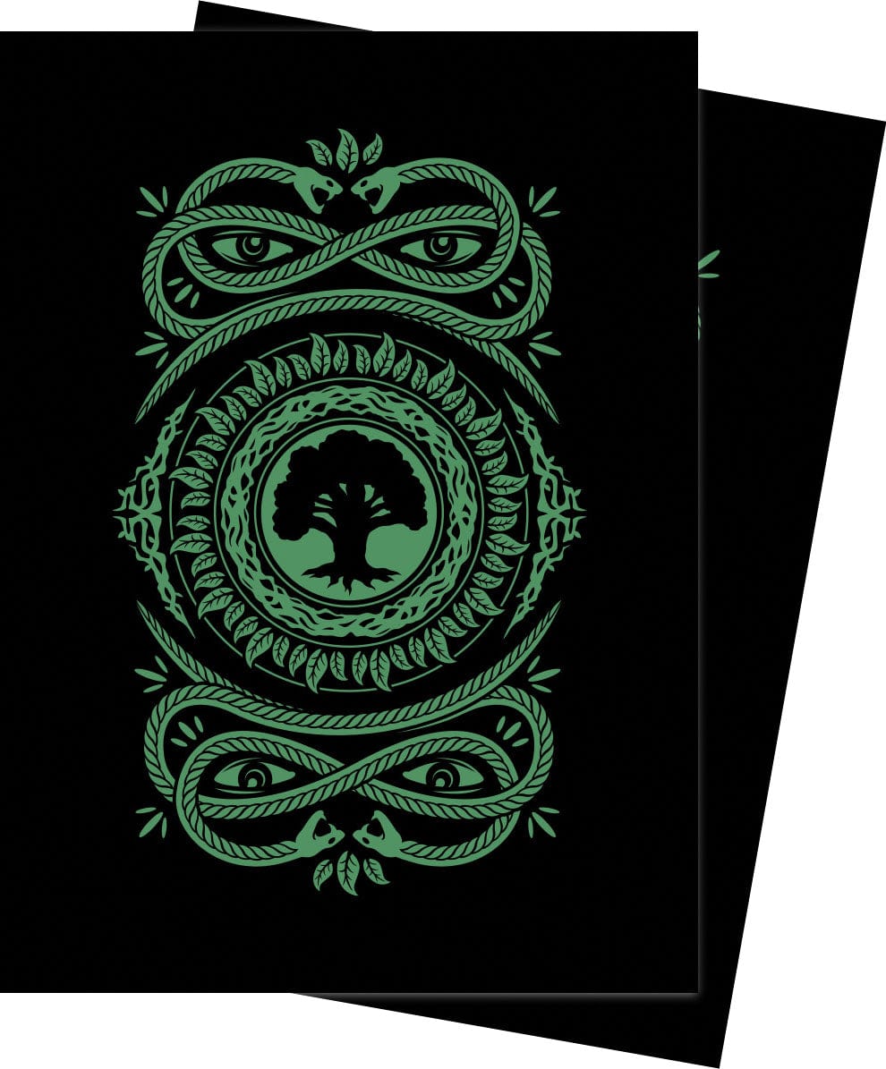 Ultra-Pro: MTG Sleeves 100ct - Mana 7, Forest - Third Eye