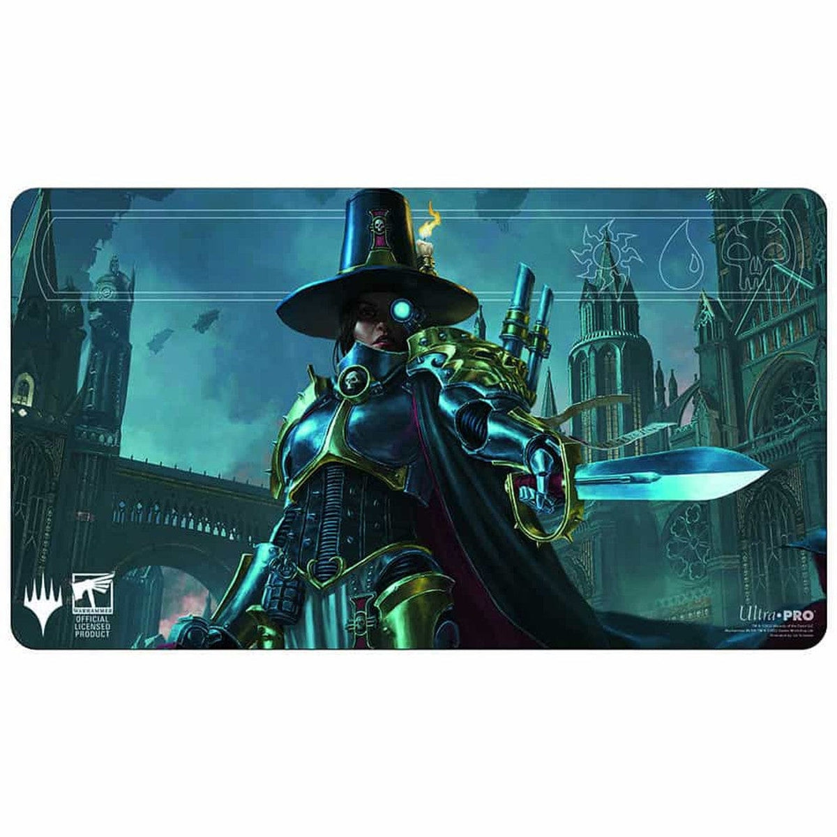 Ultra Pro Game Supplies > Playmats Magic the Gathering CCG: Warhammer 40k Commander Deck Playmat V3 074427194383 UPI 19438