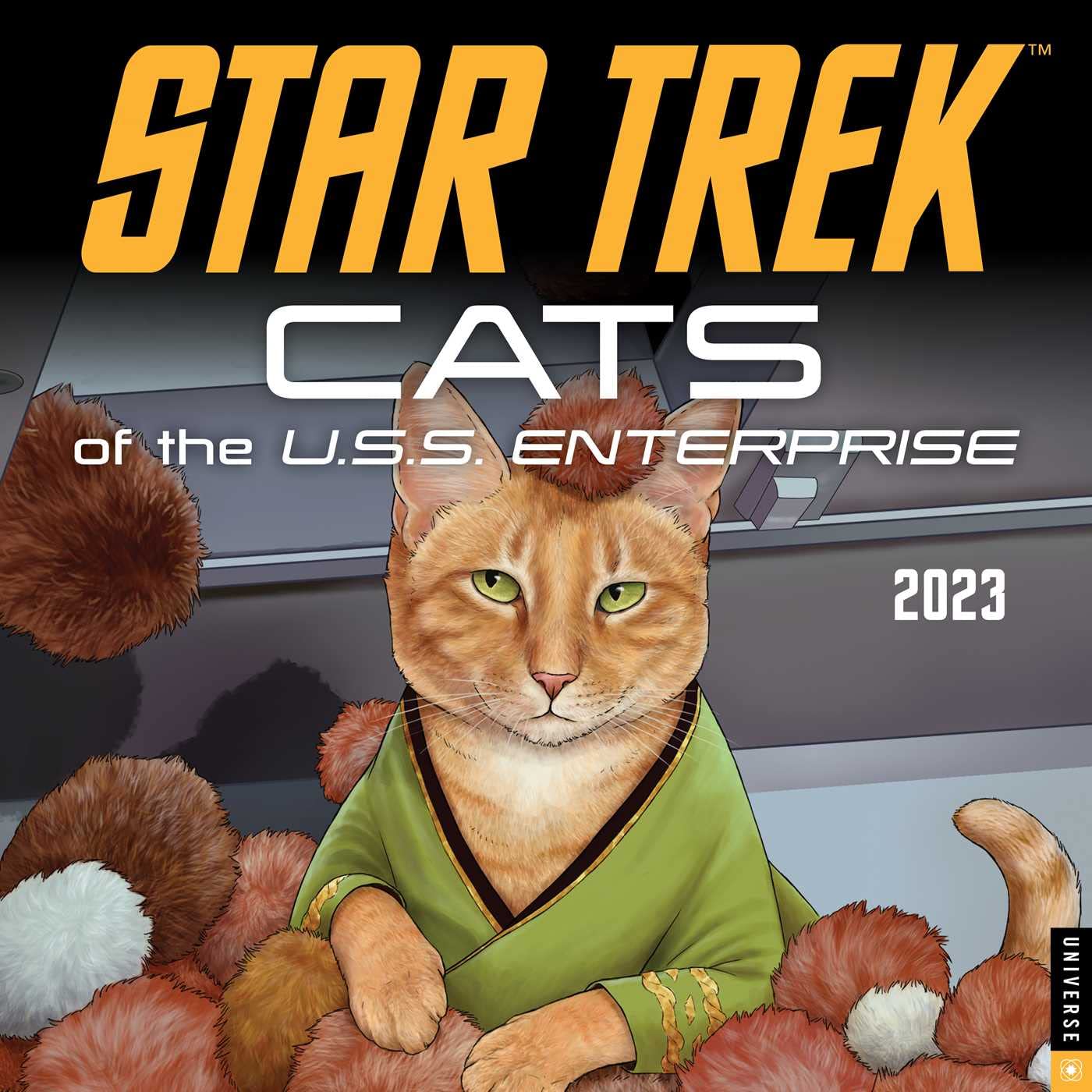Universe Home > Office Supplies Star Trek: Wall Calendar - Cats of the USS Enterprise, 2023 9780789342638