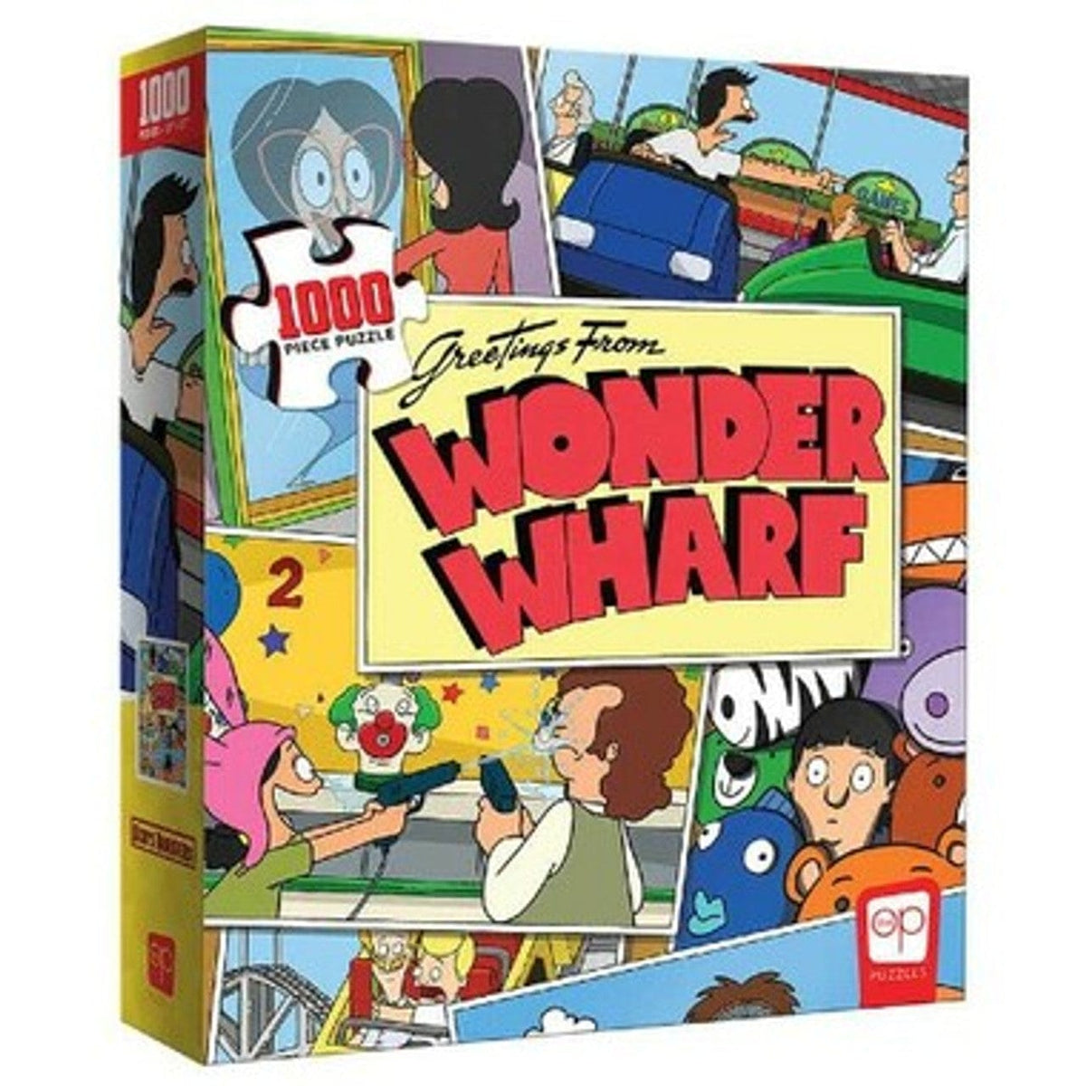 USAopoly Puzzles > Jigsaw Puzzles Op: 1000pc Jigsaw - Bob's Burgers, Greetings from Wonder Wharf 700304155740 PZ006-695