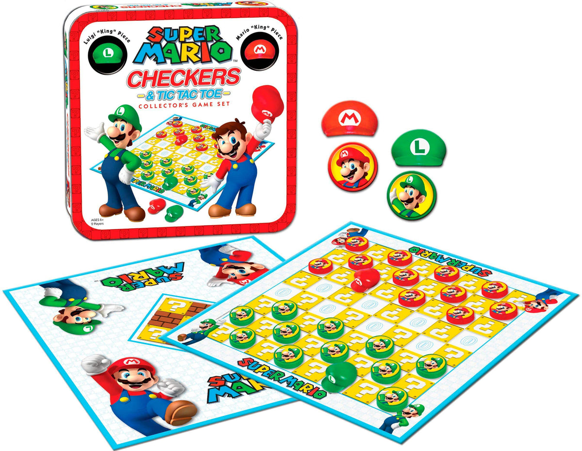 Checkers & Tic Tac Toe: Super Mario - Mario vs. Luigi - Third Eye