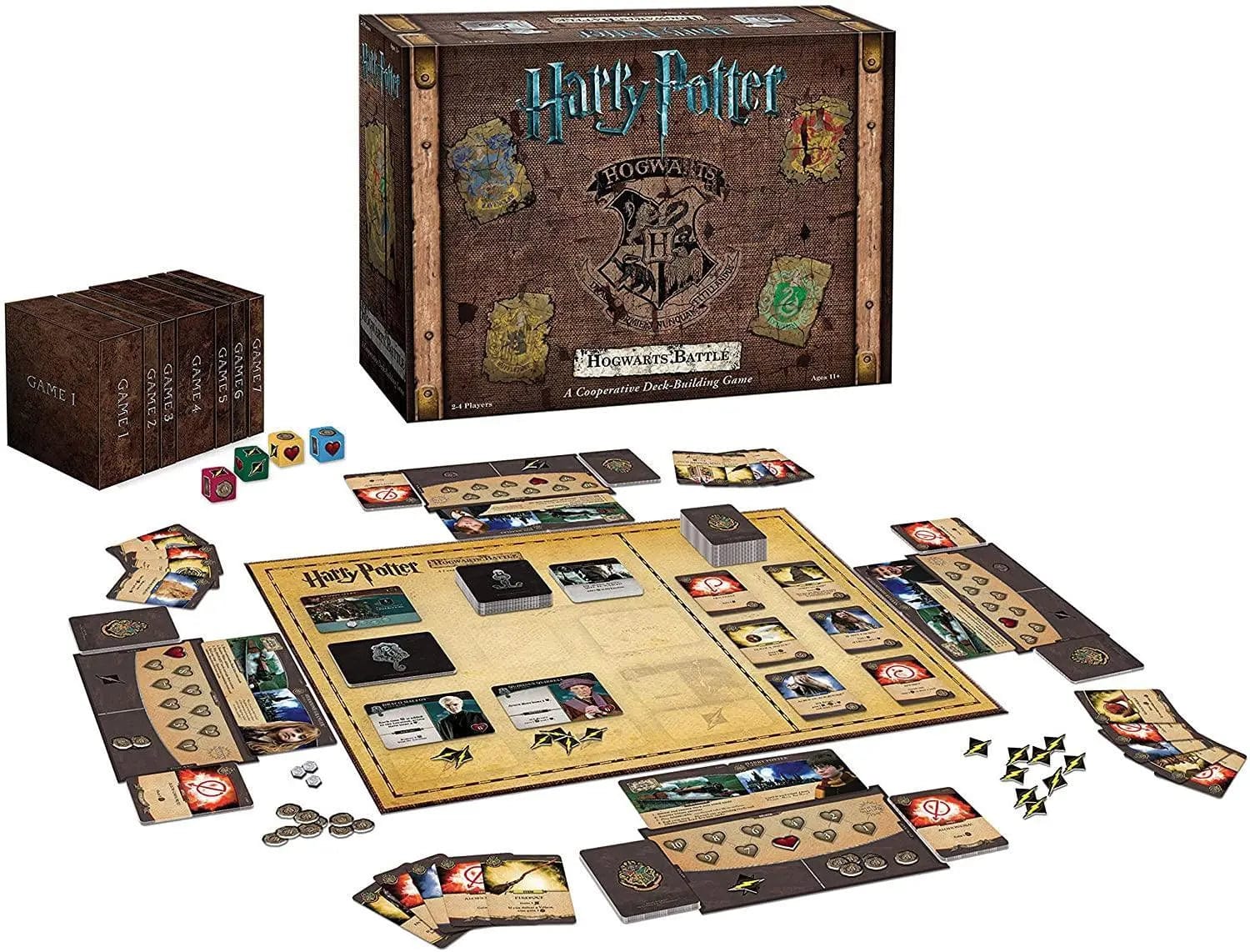 USAopoly Board Games > Large Box Games Harry Potter - Hogwarts Battle: Core Set 700304047700 USO DB010400