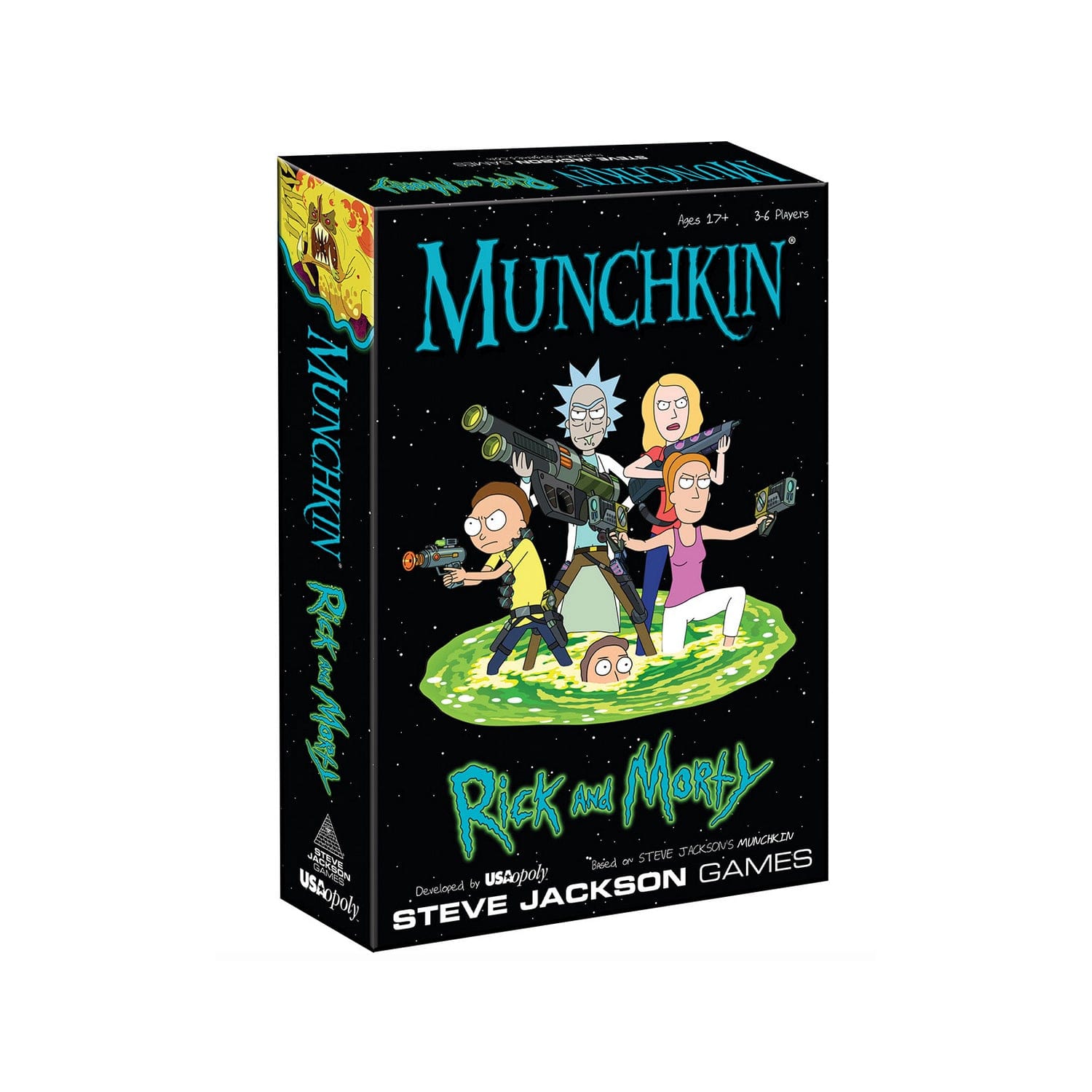 USAopoly Board Games > Small Box Games Munchkin: Rick and Morty 700304048714 USO MU085434