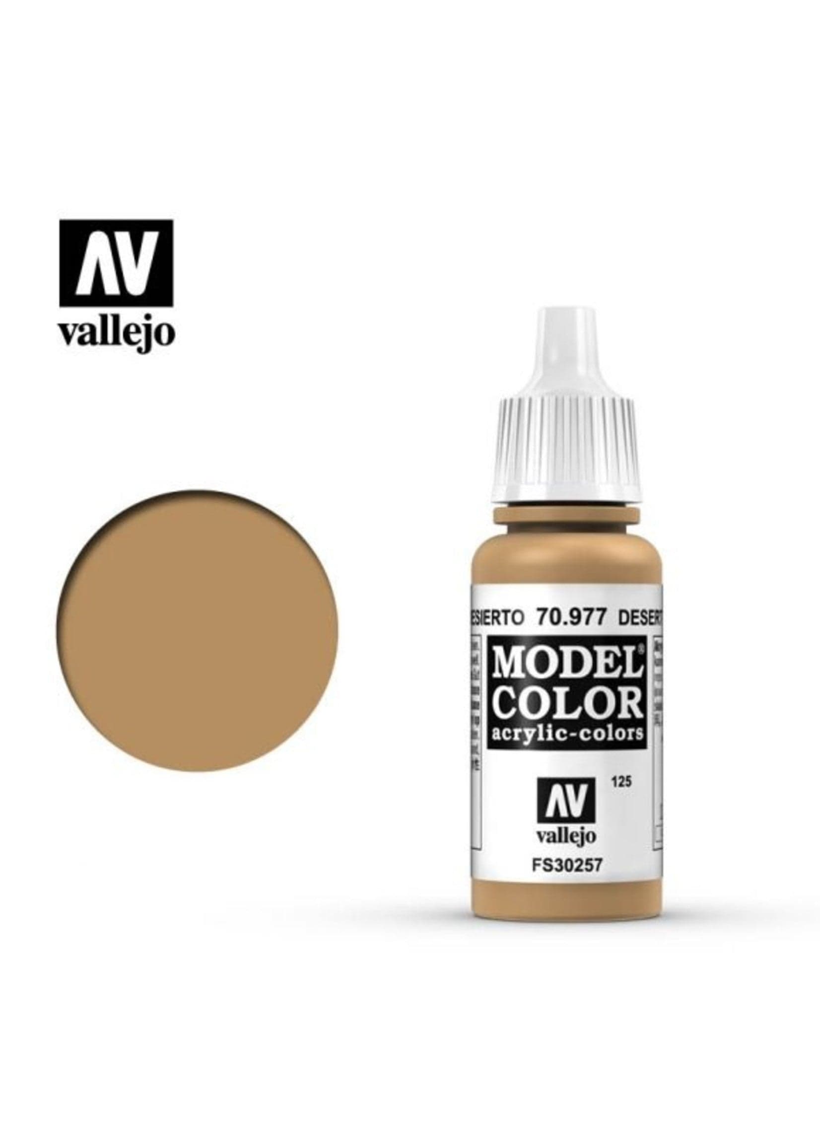 Vallejo Hobby Supplies > Paints Vallejo: Model Color - Desert Yellow 8429551709774 VAL 70977