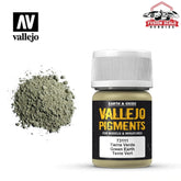 Vallejo Hobby Supplies > Paints Vallejo: Pigments - Green Earth 8429551731119