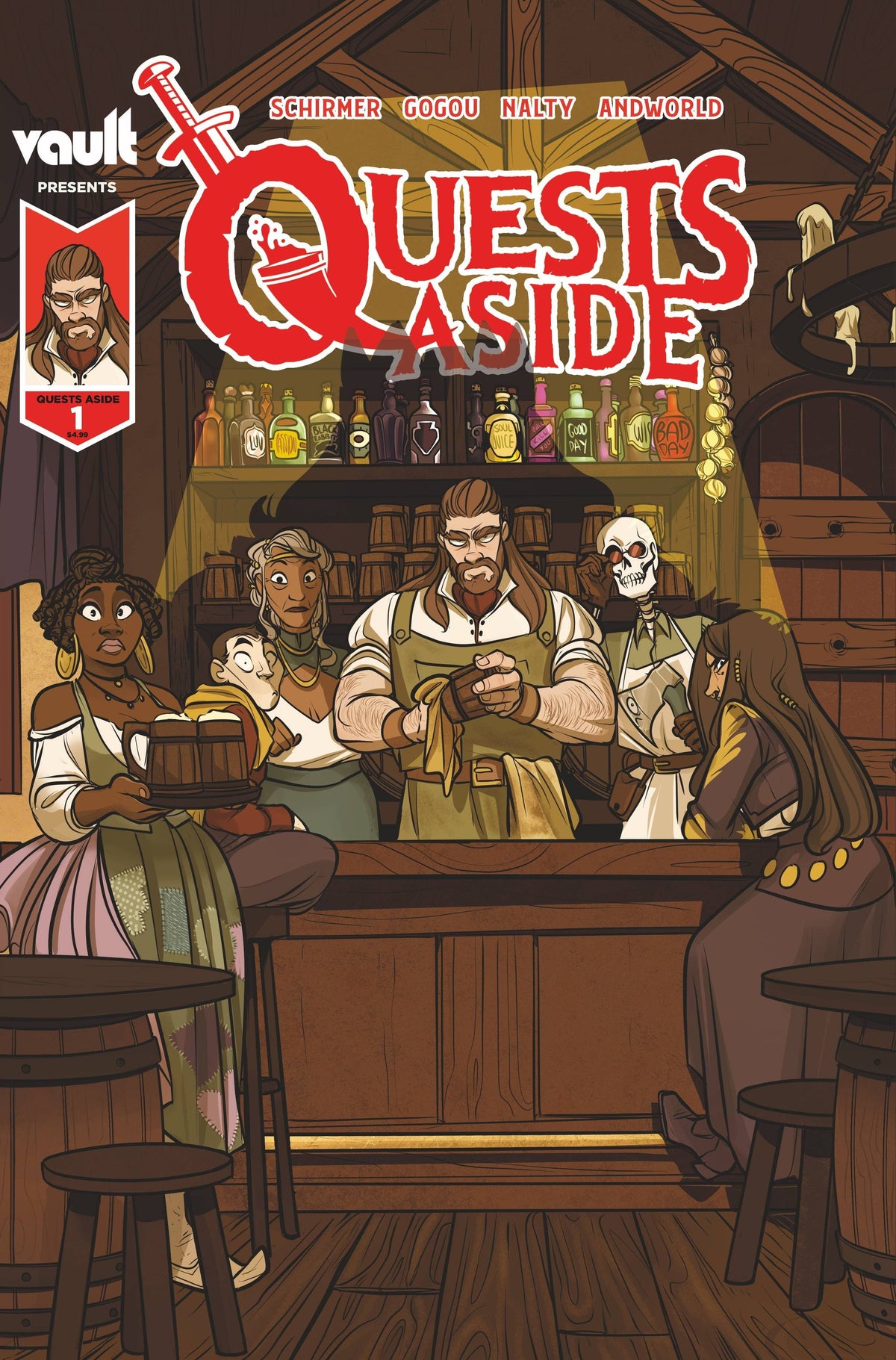 QUESTS ASIDE #1 COVER E 1:25 SARIN VARIANT - Third Eye