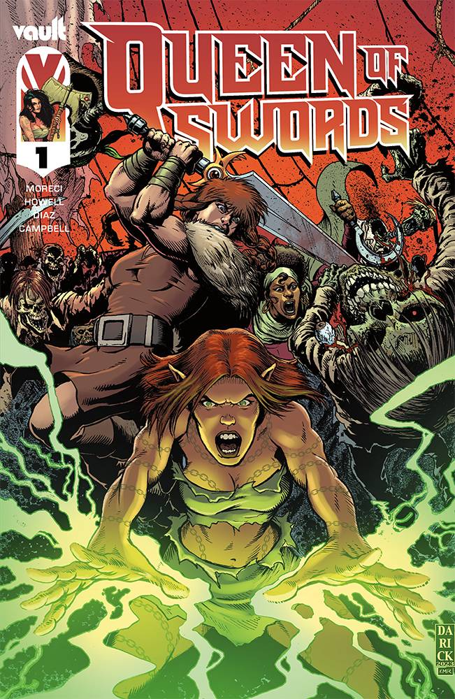 Vault Comics Comic Books > Incentives QUEEN OF SWORDS BARBARIC STORY #1 CVR F 1:25 INCV 85876100689800161 MAR231966