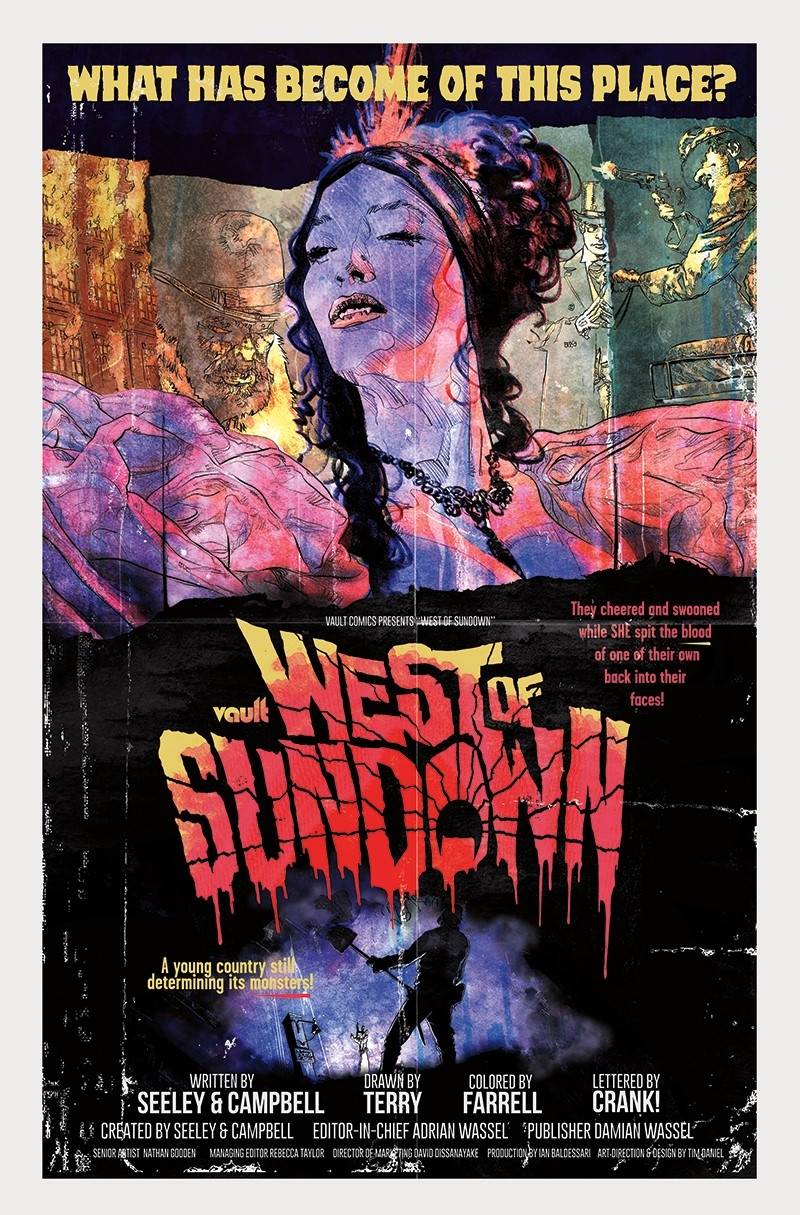 Vault Comics Comic Books WEST OF SUNDOWN #1 CVR A CAMPBELL 85876100671300111 JAN221725