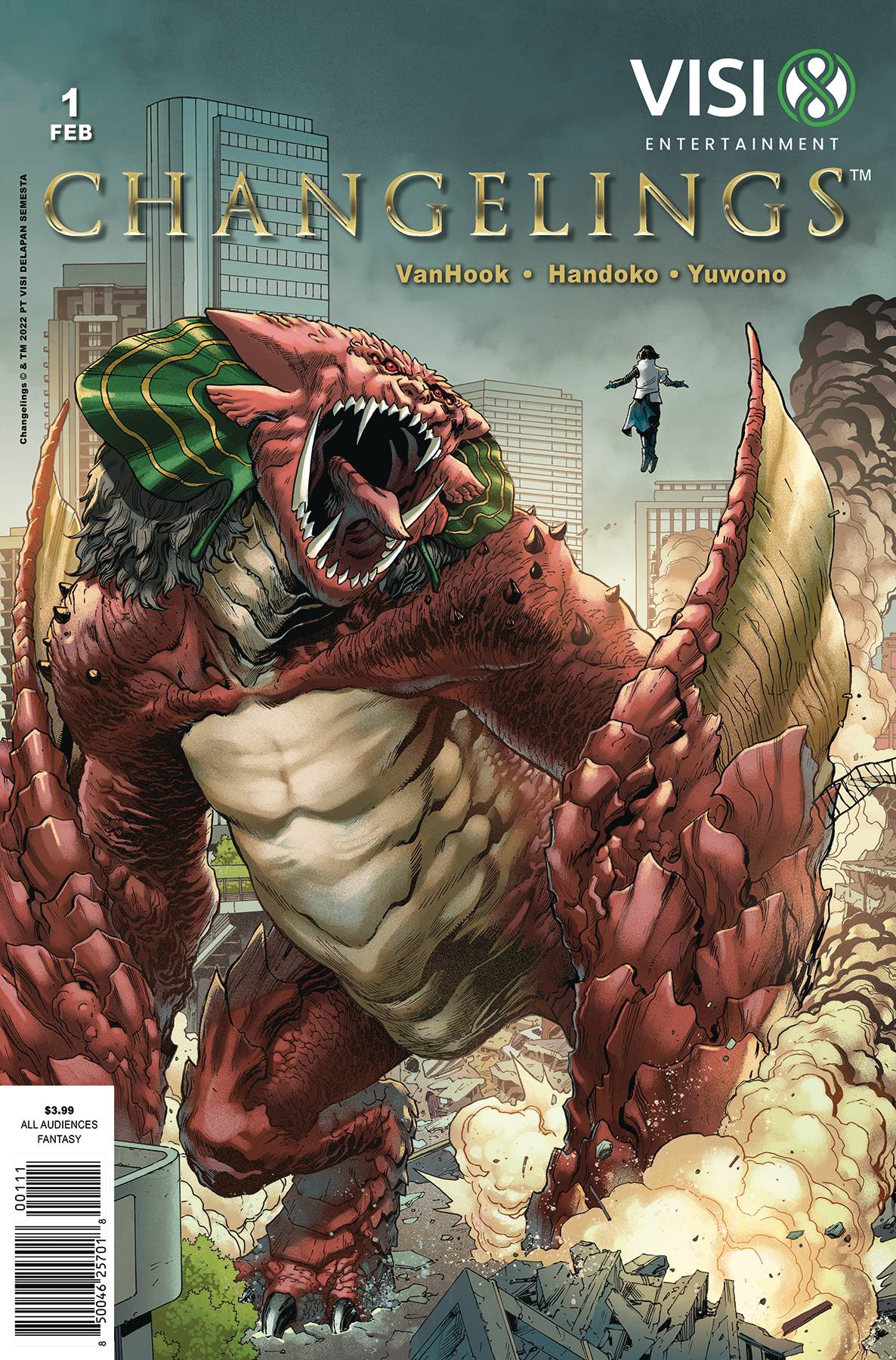 Visi8 Entertainment Comic Books CHANGELINGS #1 (OF 7) CVR A HANDOKO & YUWONO 85004625701800111 DEC221733