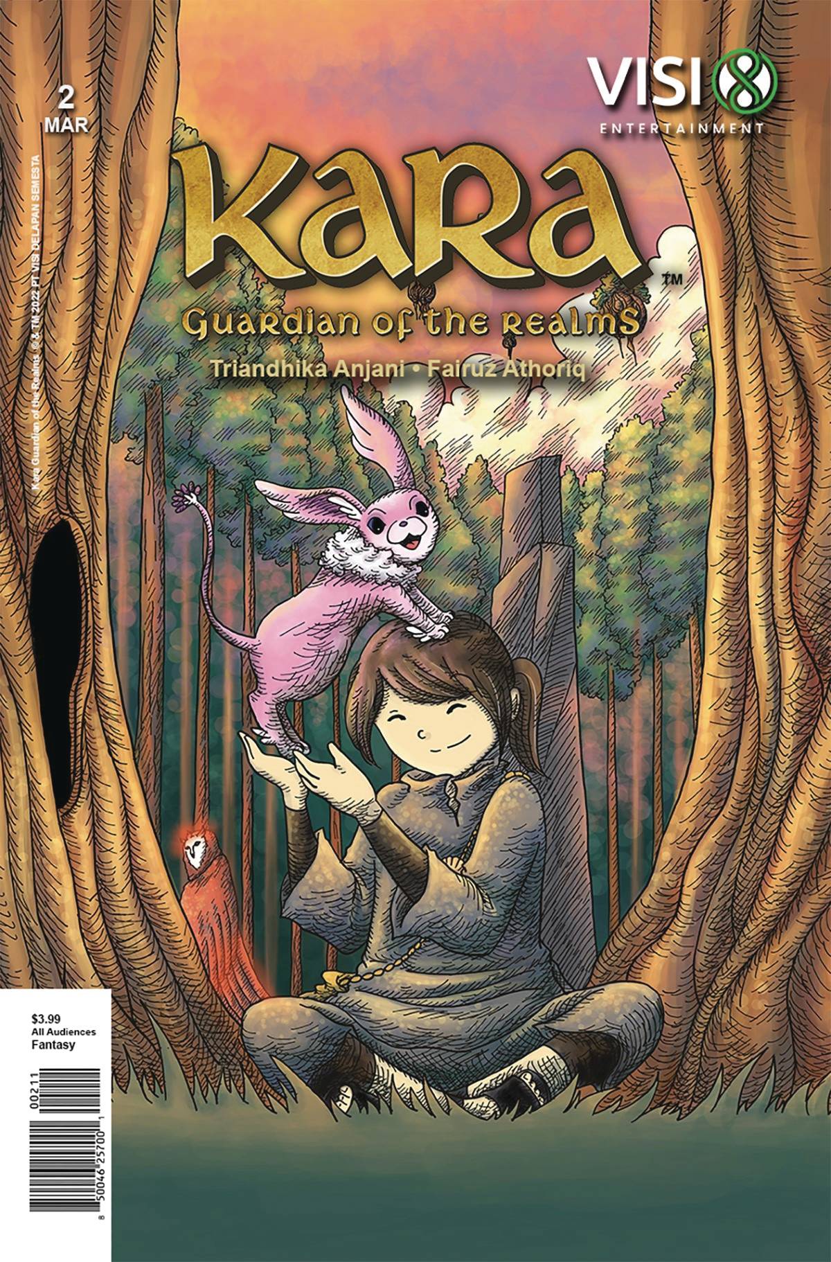 Visi8 Entertainment Comic Books KARA GUARDIAN OF REALMS #2 (OF 11) 85004625700100211 JAN231961