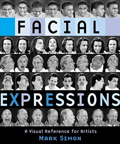 Watson-Guptill Books FACIAL EXPRESSIONS VISUAL REFERENCE TP 9780823016716 STK338488
