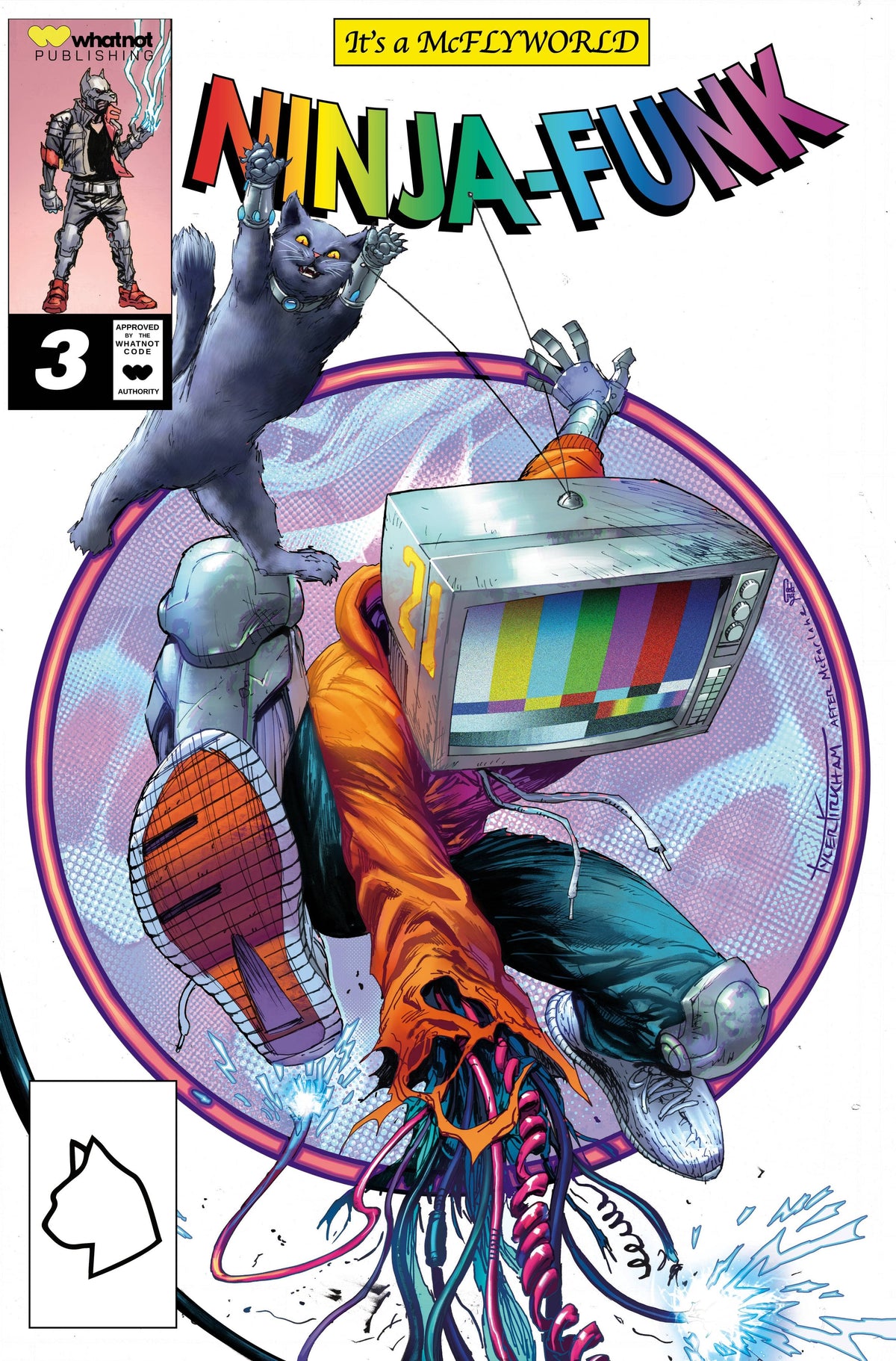 Whatnot Publishing Comic Books > Incentives NINJA FUNK #3 (OF 4) CVR D 1:25 INCV KIRKHAM (MR) 72355236052000341 NOV221950