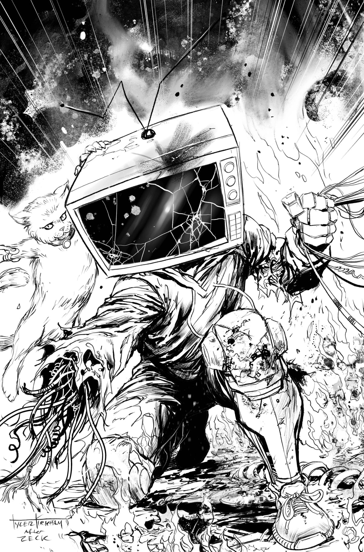 Whatnot Publishing Comic Books > Incentives NINJA FUNK #4 (OF 4) CVR D 1:10 INCV KIRKHAM (MR) 72355236052000441 DEC221769