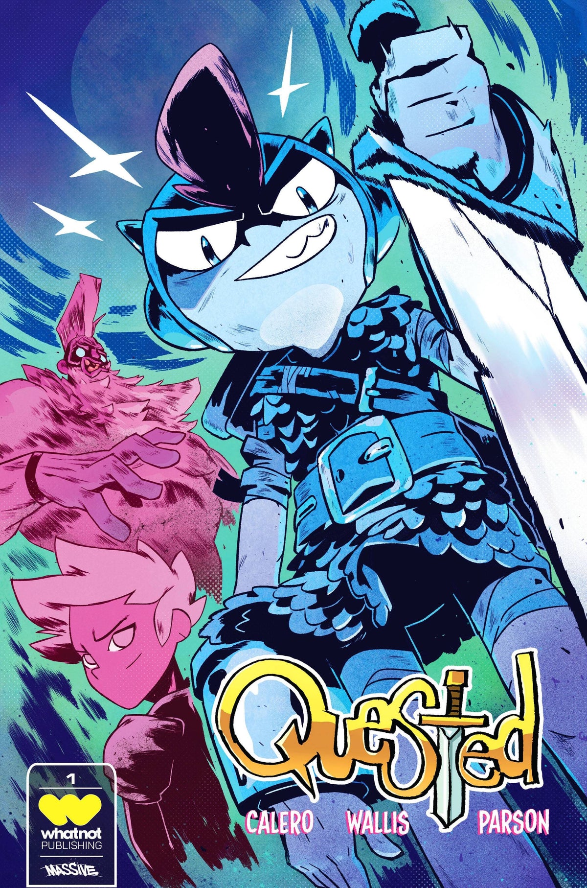 Whatnot Publishing Comic Books > Incentives QUESTED #1 CVR O SIMON HUTT LTD VAR 72355236053701151 OCT228485