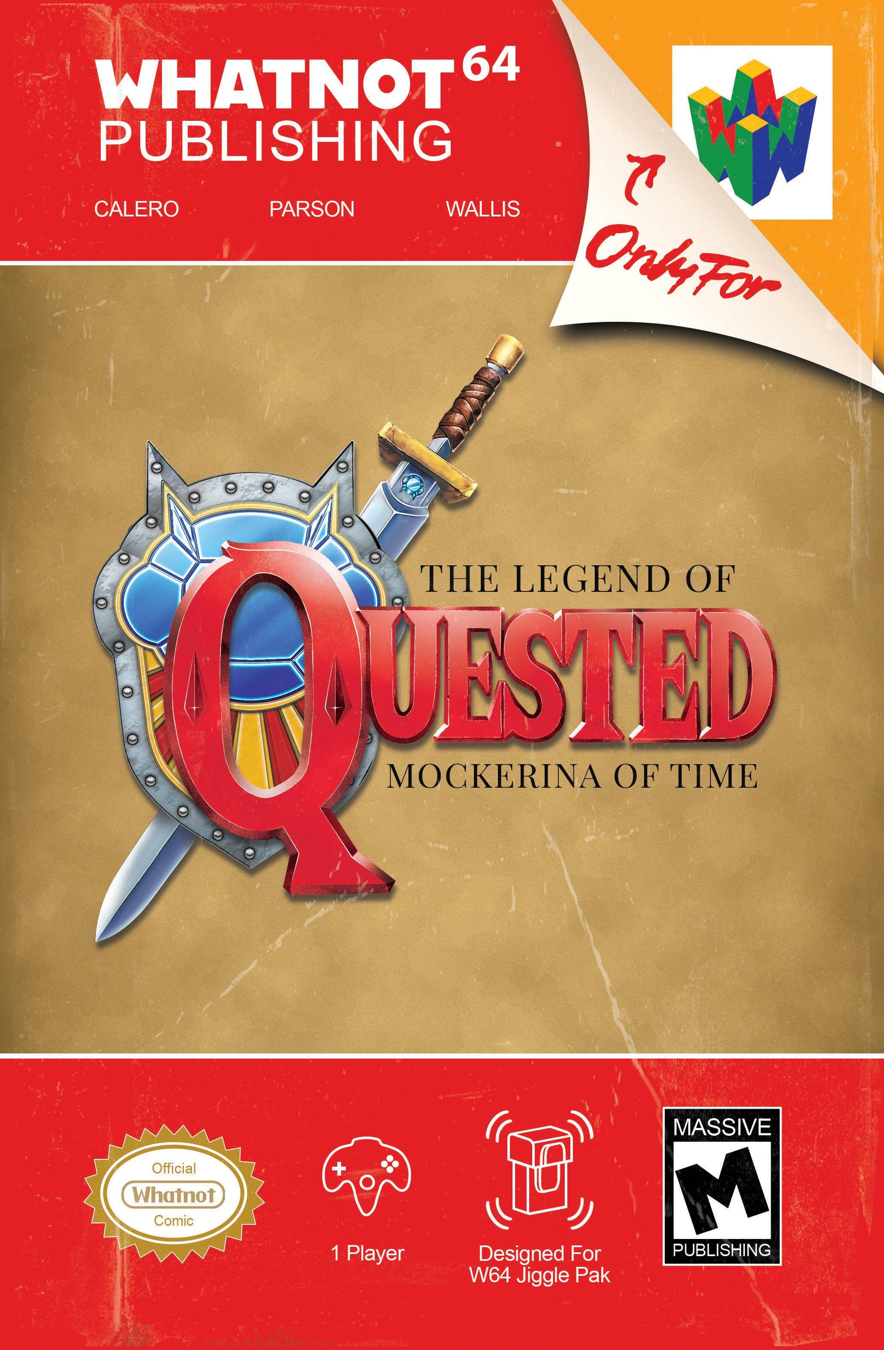 QUESTED #4 CVR D RICHARDSON VIDEO GAME HOMAGE