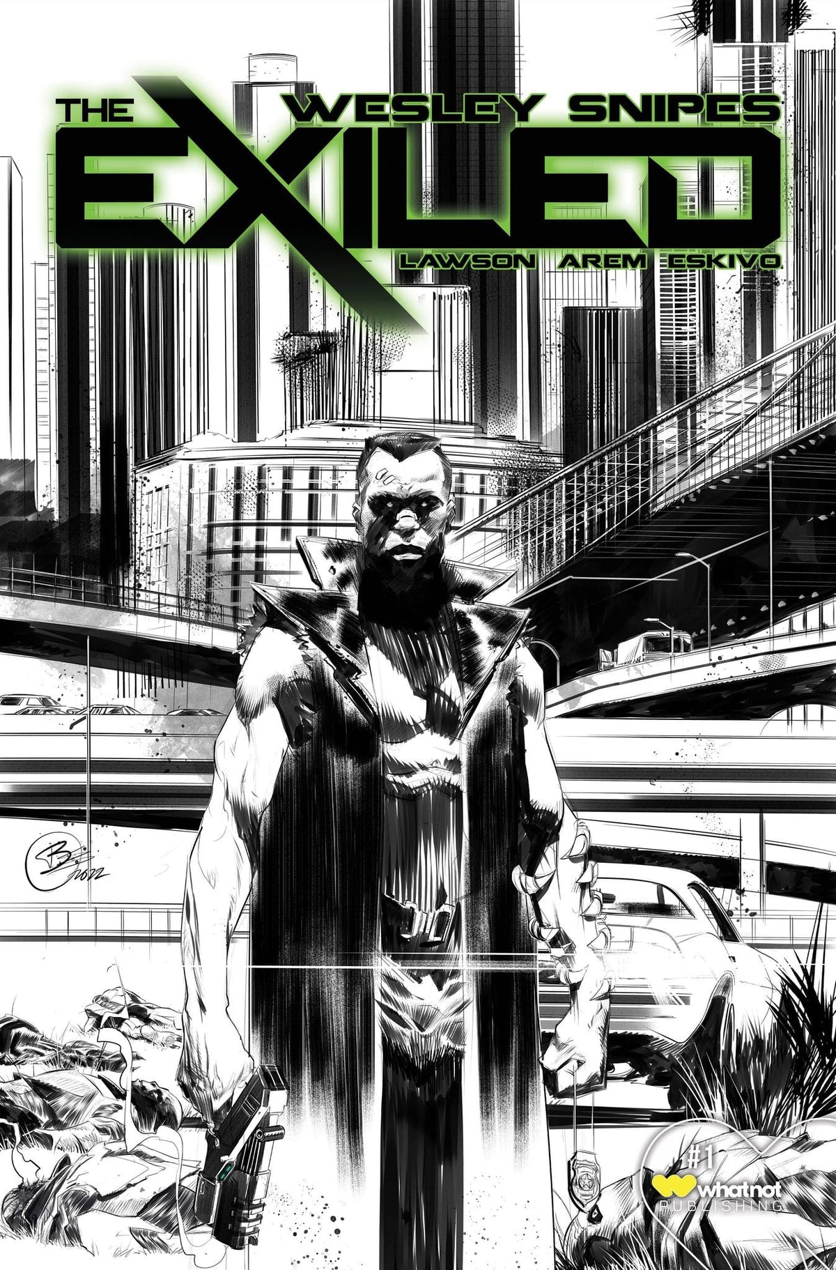 Whatnot Publishing Comic Books > Incentives THE EXILED #4 (OF 6) CVR E 1:10 INCV BLANCO B&W VAR (MR) 72355236055100451 FEB231839