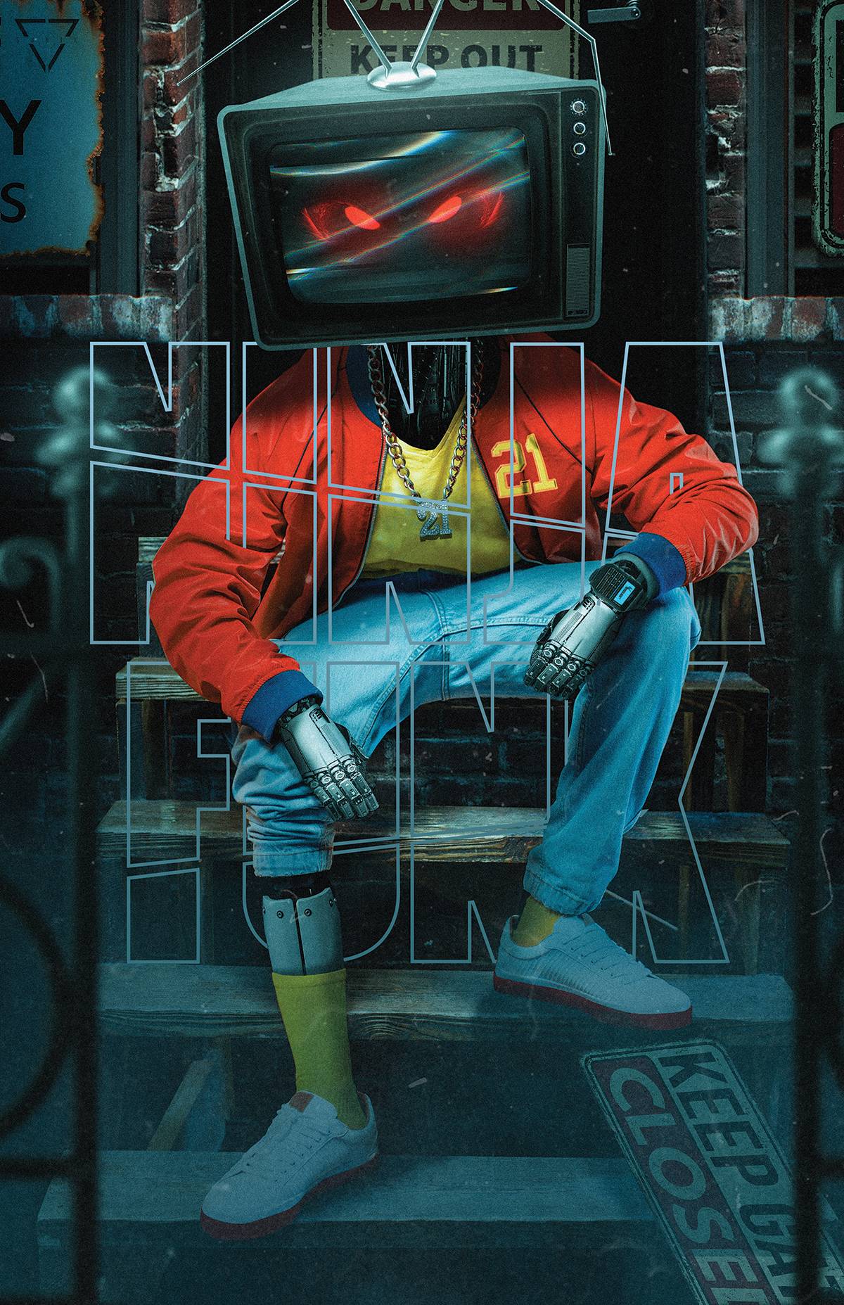 Whatnot Publishing Comic Books NINJA FUNK #1 (OF 4) CVR J 1:250 BOSSLOGIC VAR (MR) 72355236052000101 SEP222094