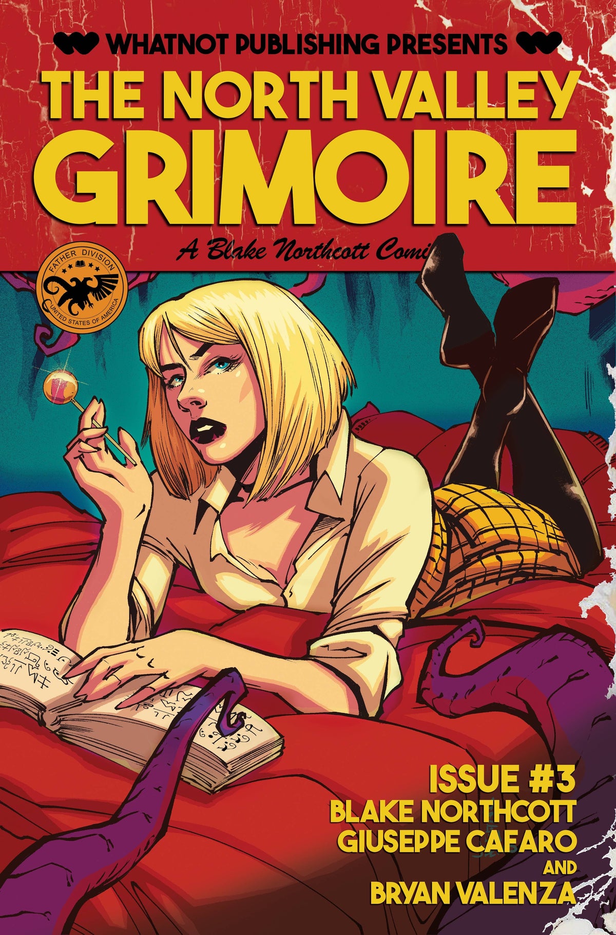 Whatnot Publishing Comic Books NORTH VALLEY GRIMOIRE #3 (OF 6) CVR C PULP FICTION HOMAGE (M 72355236060500331 MAY232159
