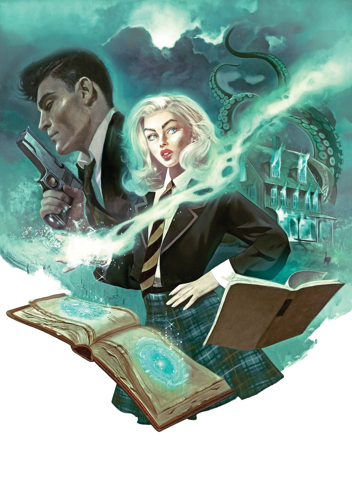 Whatnot Publishing Comic Books NORTH VALLEY GRIMORE #1 (OF 6) CVR H DALTON VIRGIN (MR) 72355236060500181 MAR231998