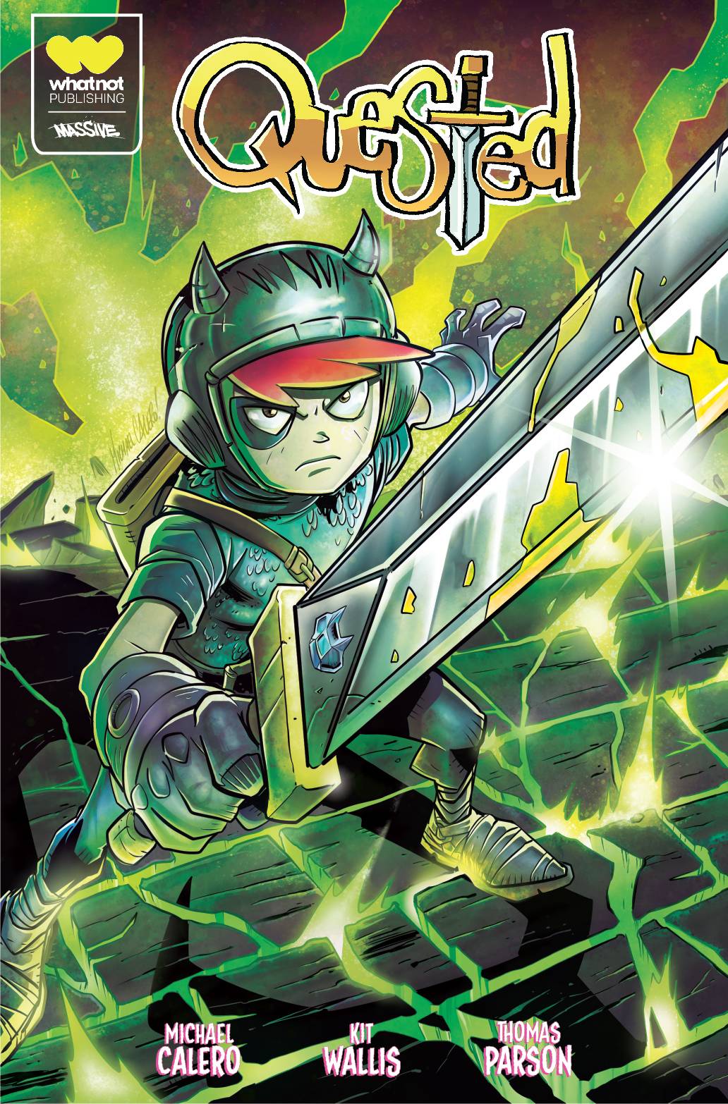 Whatnot Publishing Comic Books QUESTED #1 CVR E CALERO 72355236053700151 OCT222036